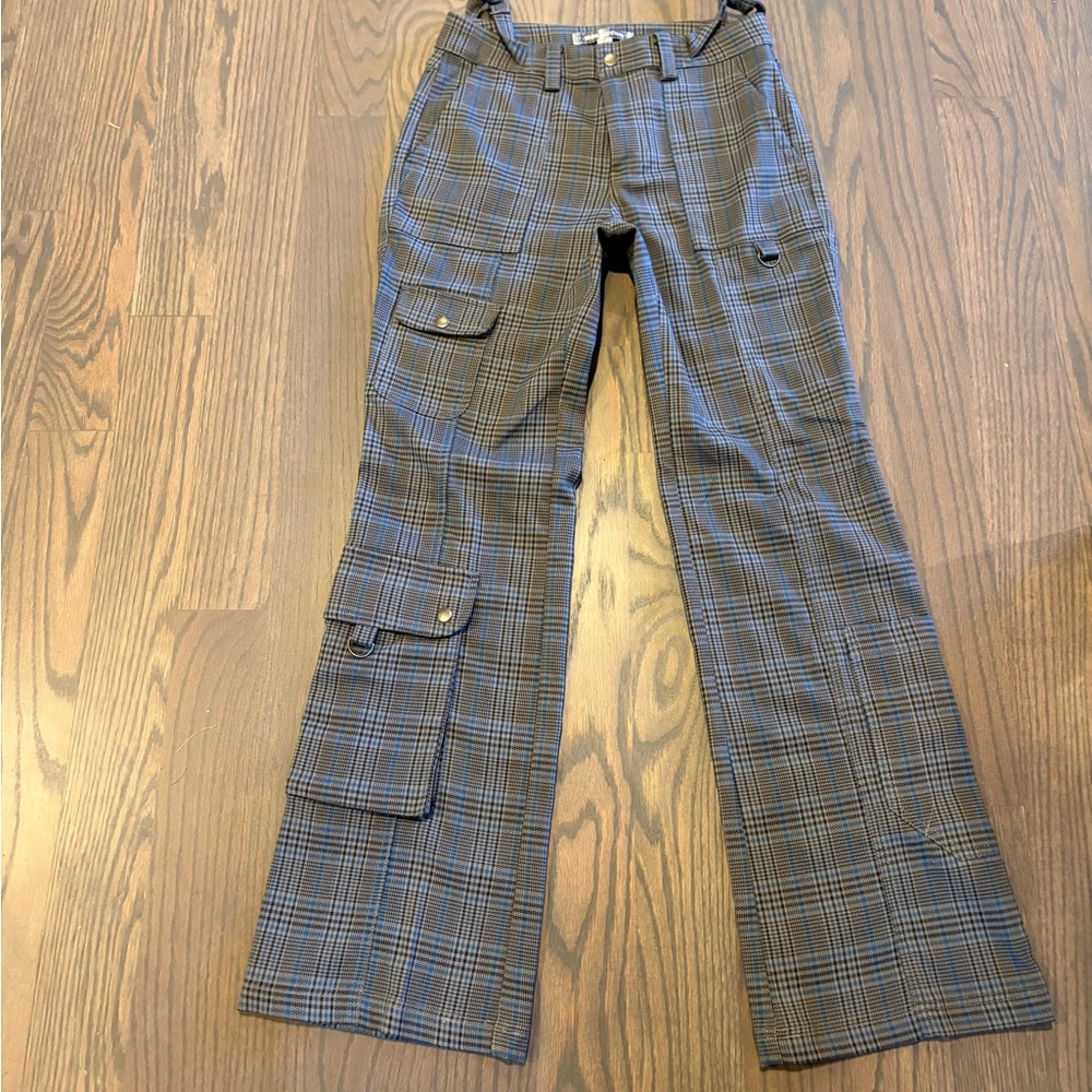 Urban Outfitters Plaid Cargo Pants Size 0